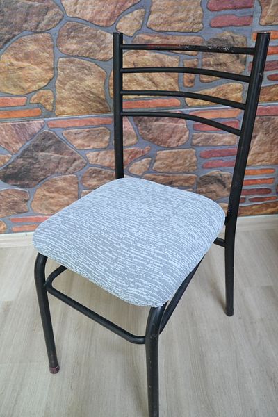 COVER TEKSTİL Κάλυμμα καρέκλας 4 τεμαχίων Κάλυμμα καθίσματος Ύφασμα ζακάρ