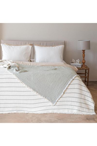 KARAKRAL Fiber Filled Muslin Bedspread Double