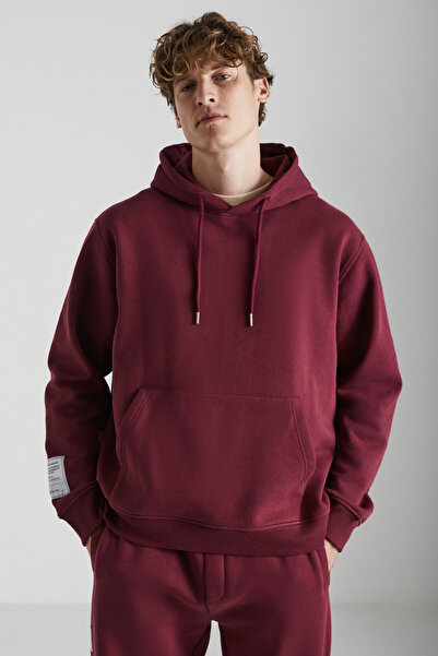 GRIMELANGE Σετ αθλητικής φόρμας Ashbourne ανδρική τσέπη καγκουρό με μανίκια με ετικέτα από οργανικό βαμβάκι