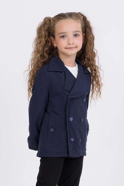Gold Class Kidswear Double Pocket Waterproof Girl's Trench Coat Raincoat