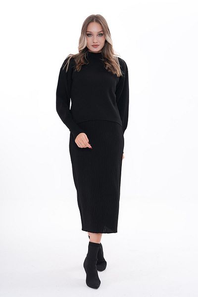 ŞİMAL Knitwear Women's Knitted Double Set - 245021