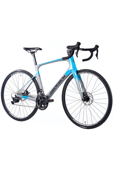 Geotech Legend Karbon Yol Yarış Bisikleti - Mat Gri Mavi