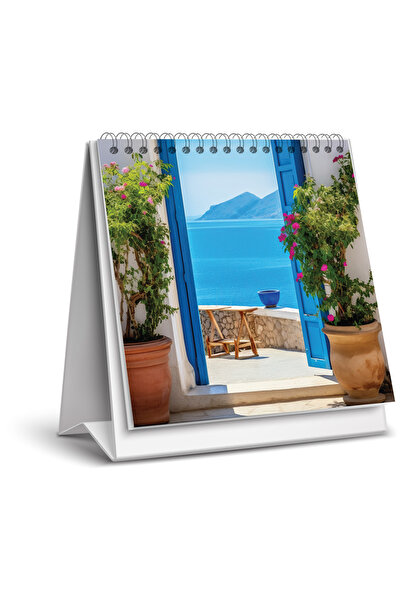 NATURELBASIM 2026 DENİZ MANZARALI MASA TAKVİMİ