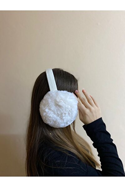 sema aksesuar Soft Plush Winter Earmuff Protective from Cold - Hairy Soft Plush Earmuff