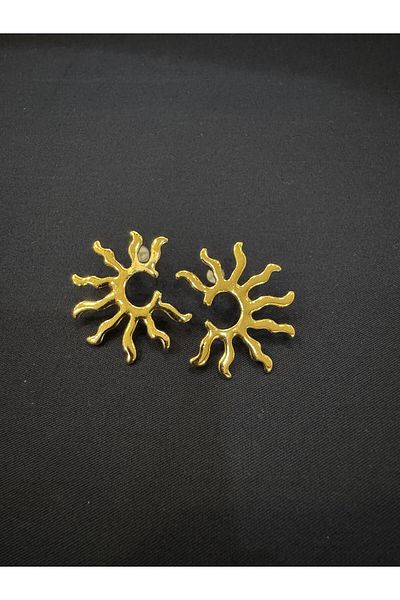 HERA Half Sun Figure Earrings