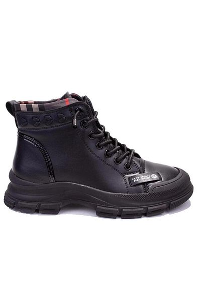 GAMELU Γυναικείες δερμάτινες μπότες 23kz Fade Black