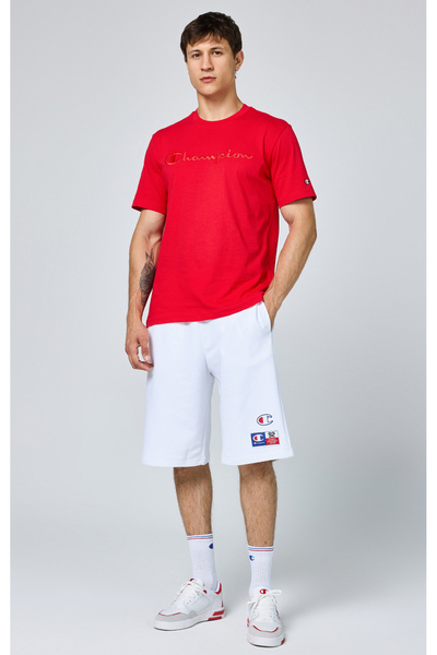 Champion Retro Sport Bermuda Beyaz Erkek Şort -219742-WW001