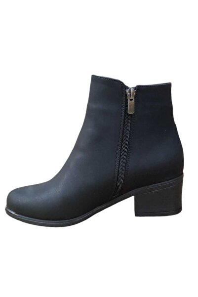 Neco Mary Non-Slip - Soft Sole Women's Chelsi Heeled Boots Matte Outer Skin Material