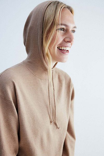 H&M Fine-knit Hoodie