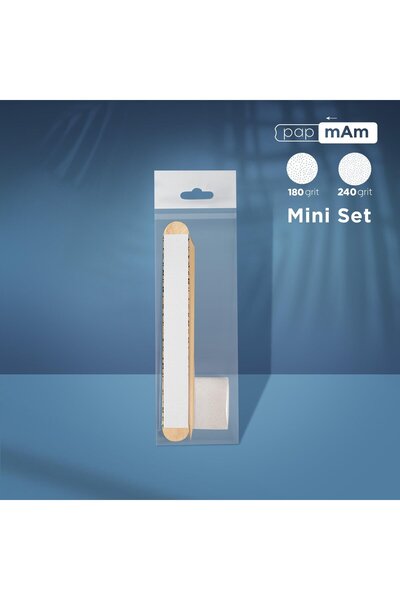 STALEKS PRO Tek Kullanımlık Set (Ahşap Bazlı PapmAm Mix 100/180 Grit, Buffer ...