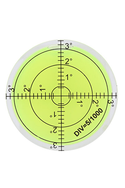 Choice ميزان فقاعي صغير 60 مم، ميزان فقاعي دائري بقطر 60 مم، أداة قياس، ميزان فقاعي دائري بمقياس