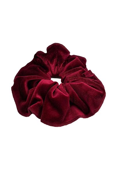 Modex Burgundy&Black Velvet Rubber Buckle