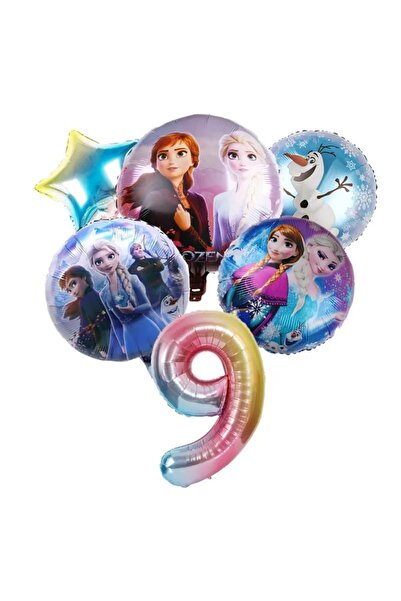 DÜVENCİ TİCARET SET DE BALONI FOIL DE 6 PIESE CU TEMATICA PAȚULUI ZIMĂRILOR F...