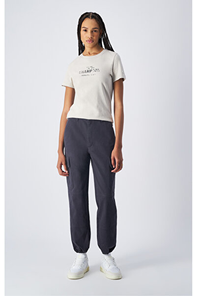 Champion Surplus + Utility Elastic Cuff Cargo Pant Siyah Kadın Pantolon-117448-ES503