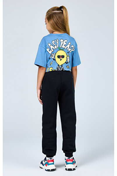 Champion Eco Future Elastic Cuff Pants. Organik Pamuk Gri Çocuk Eşofman Altı-E30001-ES503