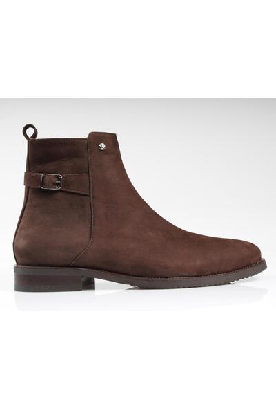 Pierre Cardin 699707xl Kahve Nubuk Fermuarlı Erkek Klasik Bot