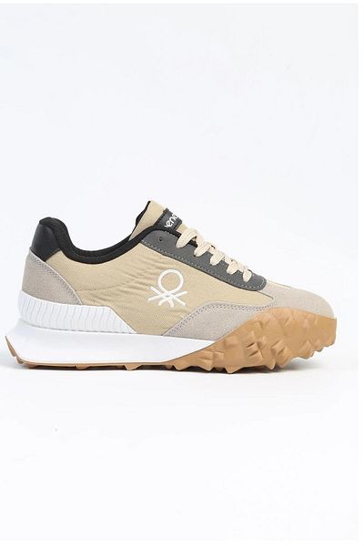 Benetton Bn-31090 Beige Women's Sneakers