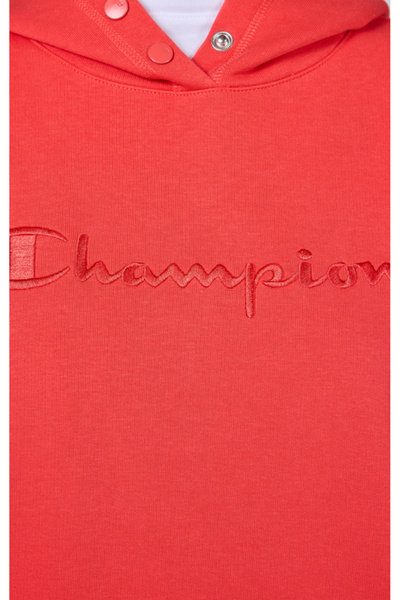 Champion Icons Hooded Sweatshirt Pembe Kadın Kapüşonlu Sweatshirt -117113-PS182