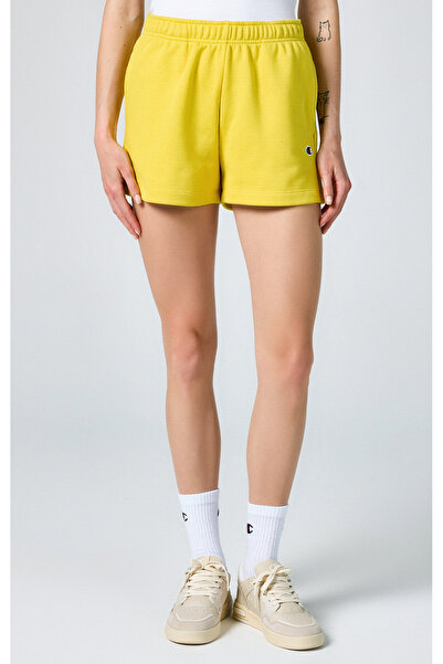 Champion Logo Shorts Sarı Kadın Şort -116053-YS128