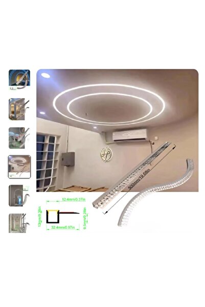 ALLES TRIMLESS SIVA ALTI ESNEK LED KANALI 3MT BOY FİYATIDIR