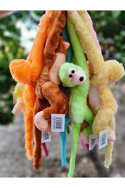 Rota Hediyelik Elleri Yapışan Sarılan Maymun Peluş Uyku ve Oyun Arkadaşı 60 cm