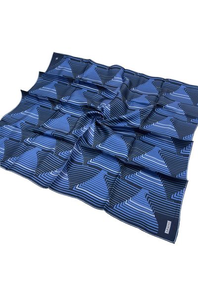 Armine Μεταξωτό κασκόλ 2025 Χειμώνας - 9218-85 Navy Blue Twill