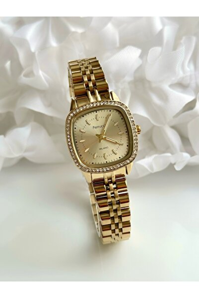 Ferrucci FERRUCCİ(GOLD) jübile kordon kadın kol saati