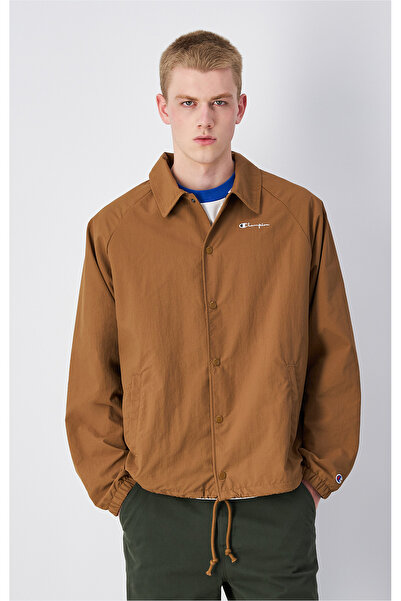 Champion Skate & Street Coach Jacket Kahverengi Erkek Ceket-S03744-X2W3