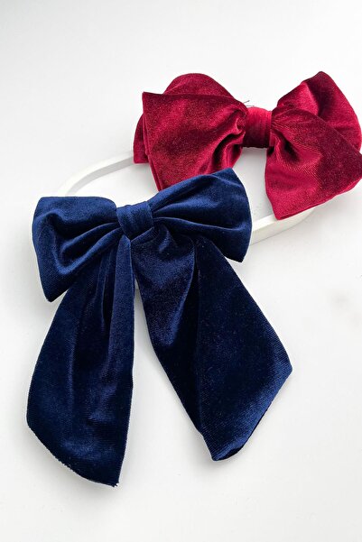 Modex Burgundy & Navy Blue Velvet Automatic Buckle (11cm)