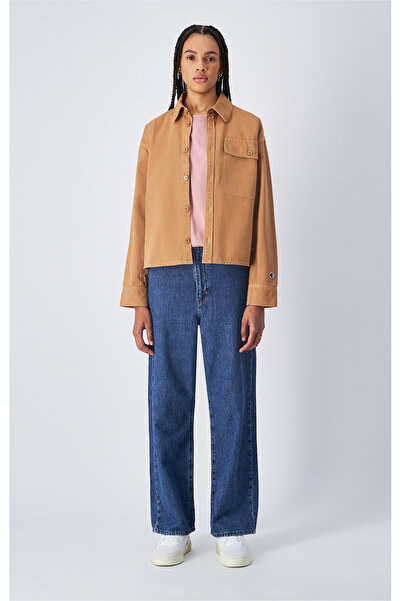 Champion Skate & Street Shirt Kahverengi Kadın Gömlek-117444-MS034