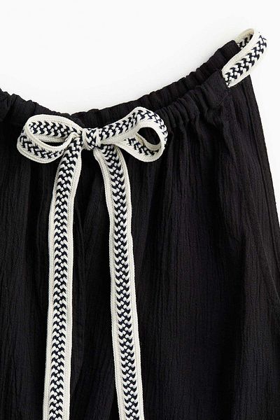 H&M Drawstring-detail Cotton Dress