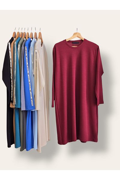 ENDAMIM Tunica Marime Plus - Tesatura Tricotata Twist, Lycra