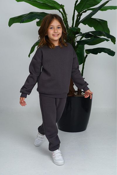 My Kids Wear Three Thread Pocket Crew Neck Top and Bottom Set