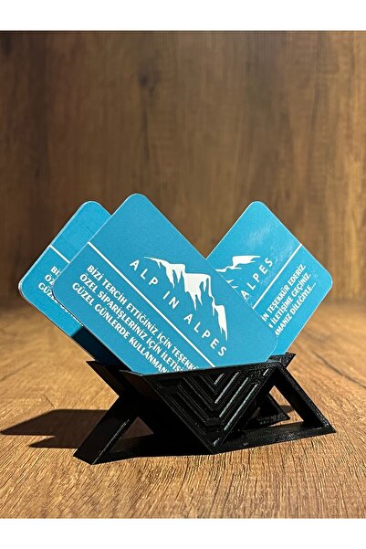 Alp in Alpes Θήκη επαγγελματικής κάρτας με σχέδιο τρίγωνο