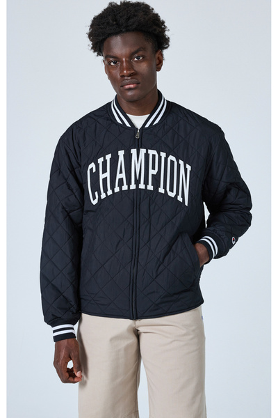 Champion Outdoor Bomber Jacket Siyah Erkek Ceket -219897-KK001