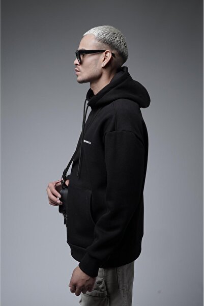 king brich Φούτερ με κουκούλα Kingbrich με στάμπα καγκουρό με κουκούλα Unisex Oversize