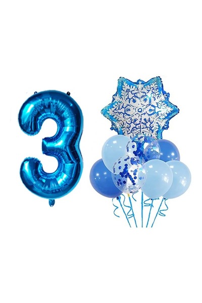 DÜVENCİ TİCARET KAR TANELİ YAŞ BALON SET