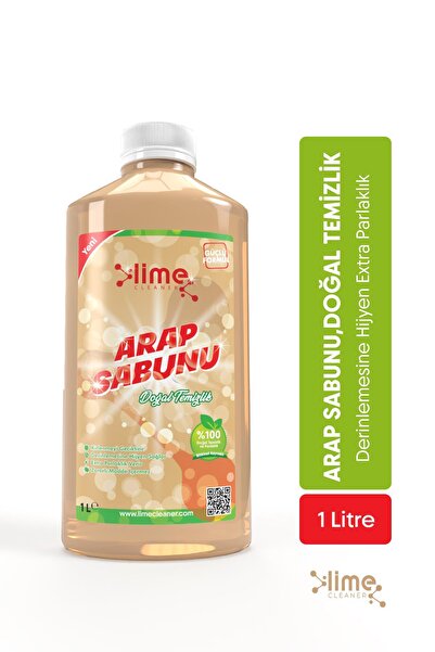 Lime Cleaner Arap Sabunu Derinlemesine Doğal Temizlik 1 Litre