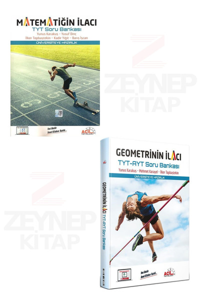 Acil Yayınları TYT Matematiğin İlacı Ve TYT AYT Geometrinin İlacı 2025 2'li Set
