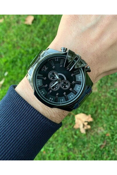 ÇENÇEN Erkek Kol Saati DIESEL Model Çelik Kordon Kol Saati