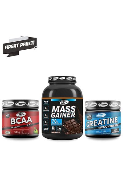 Conlast Bcaa & Mass Gainer & Creatine Triple Deal Package