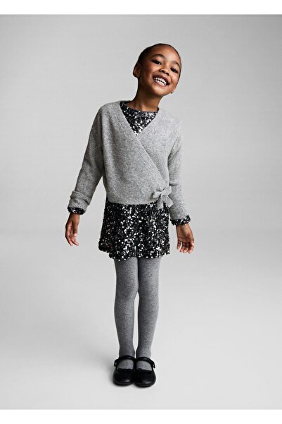 MANGO Baby Fiyonklu triko hırka