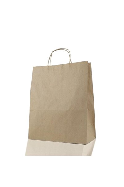 TATLI GÜNLER BÜYÜK BOY 25X31 CM BÜKÜM SAPLI KAĞIT / KARTON ÇANTA KRAFT