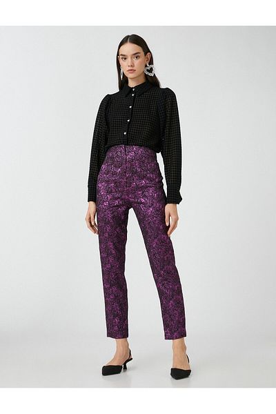 Koton Zigarettenhose aus Jacquard