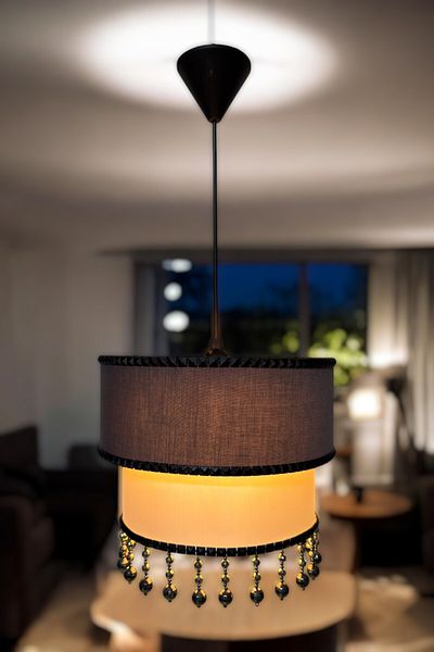 Göksu Lighting Nazlı Model Double Storey Elite Chandelier Living Room Study Room