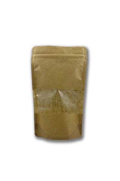 Home Ziplock Kraft Doypack with Window 16X27 500Gr 250 Pieces