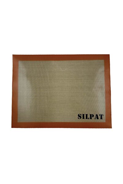 Home بساط خبز سيليكون برتقالي احترافي مقاوم للحريق وغير لاصق وقابل للغسل - 30...