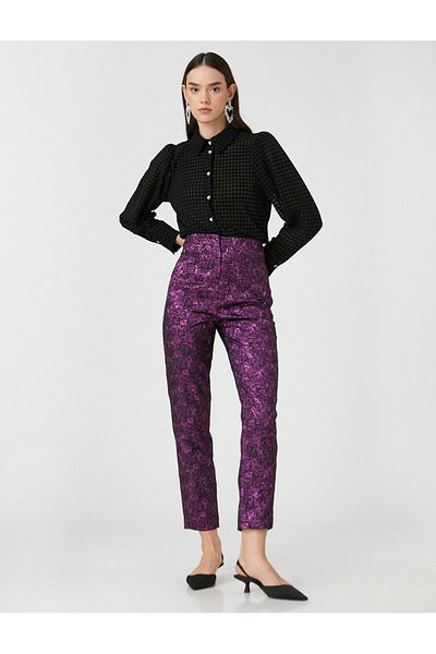 Koton Zigarettenhose aus Jacquard