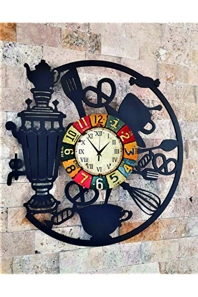 Bilge Lazer Mutfak - Cafe Duvar Saati. semaver