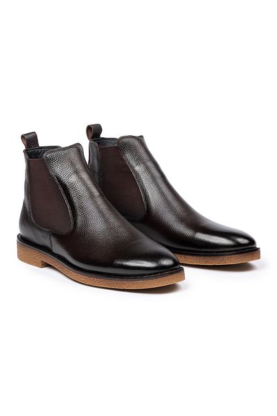 SELİN SOYLU Men's Genuine Leather Chelsea Boots